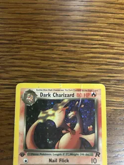 Pokemon Dark Charizard Holo Rare 1st Edition 4/82 Team Rocket - Image 3