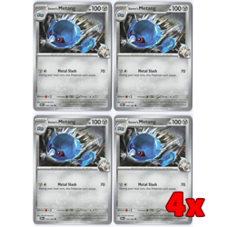Pokemon TCG 4x Steven's Metang 144/182 Destined Rivals Playset NM - Image 1