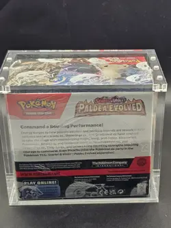 Pokemon TCG Scarlet & Violet Paldea Evolved Booster Box W/ Protective Case - Image 3