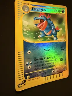 Pokemon Feraligatr 46/165 Expedition Reverse Holo e-Reader LP - Image 1