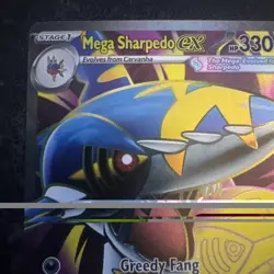 Mega Sharpedo ex - Phantasmal Flames 113/094 - Ultra Rare - NM - Pokemon - Image 2