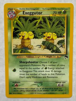Exeggutor pokemon TCG game 13/18 Southern Islands! - Image 1