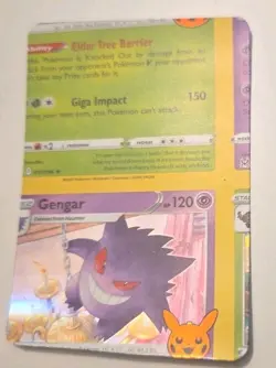 NFC Miscut - Gengar - Holo - Trick Or Trade 2023 - Error - Pokemon TCG - Image 1