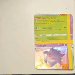 NFC Miscut - Gengar - Holo - Trick Or Trade 2023 - Error - Pokemon TCG - Image 5