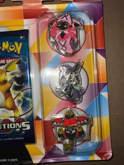 Pokemon XY Evolutions & Crimson Invasion Tapu pin Set Blister 2 Booster Packs 820650807909 - Image 3