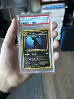2000 POKEMON JAPANESE NEO 2 #197 UMBREON-HOLO PSA 6 - Image 1