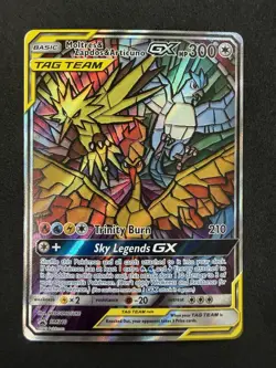 2019 POKEMON MOLTRES ZAPDOS & ARTICUNO GX SM210 SUN & MOON PROMO - MINT - Image 1