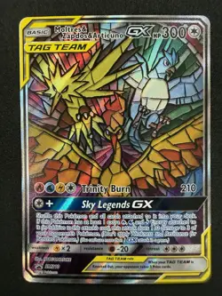 2019 POKEMON MOLTRES ZAPDOS & ARTICUNO GX SM210 SUN & MOON PROMO - MINT - Image 4