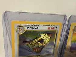 Pokemon Pidgeot 8/64 Jungle Set Holo + Pokemon 19/62 Dragonite - *NO RESERVE* - Image 2