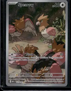 Spearow 151/132 Illustration Rare Mega Evolution Pokemon Holo Near Mint - Image 1