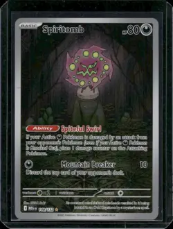 Spiritomb 148/132 Illustration Rare Mega Evolution Pokemon Holo Near Mint - Image 1