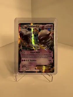 Pokemon TCG Mewtwo EX Breakthrough 61/162 Ultra Rare Holo 170 HP English - Image 1