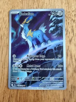 Pokemon TCG Cobalion 144/086 BLK EN Rare Basic 120 HP Metal 2025 English - Image 1