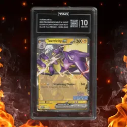 Pokemon Scarlet & Violet TOXTRICITY EX Black Star Promo TAG 10 #215 - Image 1