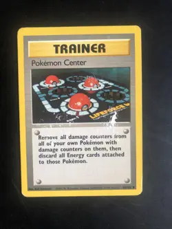 Pokemon TCG Pokemon Center Base Set 85/102 Regular Unlimited Uncommon - DAMAGED - Image 1