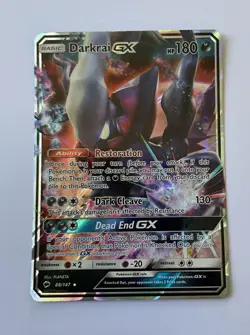 Pokemon Darkrai GX Ultra Rare Holo 88/147 SM Burning Shadows 2017 - Image 1