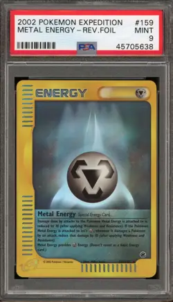 Pokemon Metal Energy Expedition Reverse Holo Rare #!59 PSA 9 Mint - Image 1