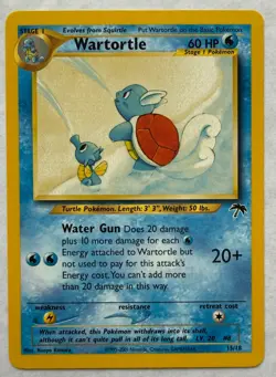 Wartortle pokemon TCG game 15/18 Southern Islands! - Image 2