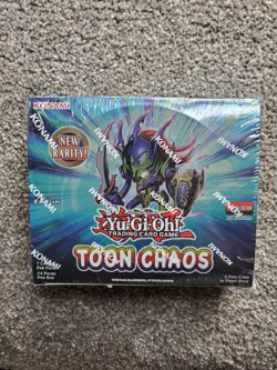 YUGIOH TCG TOON CHAOS 1st Edition ENGLISH Sealed Booster Box - Image 1