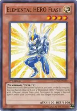 Elemental HERO Flash GENF-EN090 Generation Force Yu-Gi-Oh 1st Edition NM/M - Image 1