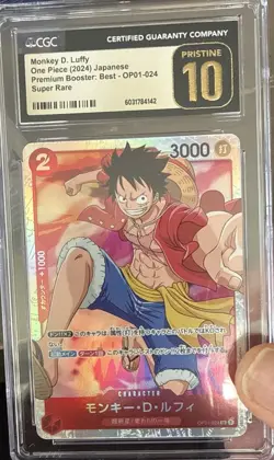 Two Pristine 10 One Piece Super Rare Cards - Image 2