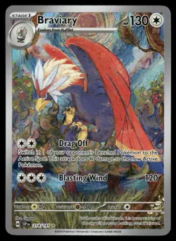 Pokemon Cards Braviary 214/191 Surging Sparks Illustration Rare NM - Image 1