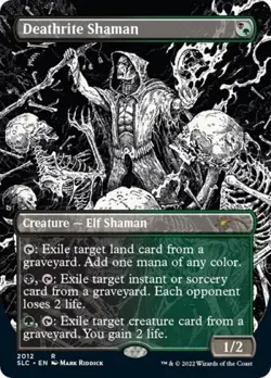 Deathrite Shaman (Borderless) -Foil Near Mint MTG - Image 1