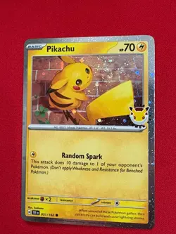 Pikachu (Pokemon Day 2026) 051/162 Miscellaneous Cards & Products Holo - Image 2
