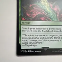 Magic: The Gathering Nature's Lore FFVII Sorcery Card 0311 Ashley Mackenzie Eng… - Image 2