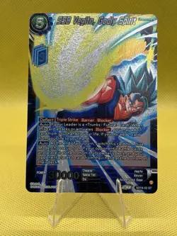 Bandai SSB Vegito Godly Spirit Foil Z-Battle SD18-02 ST Dragon Ball Super Card - Image 1