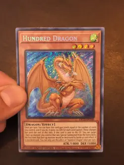 Yu-Gi-Oh! SECRET RARE CARD HUNDRED DRAGON DLCS-EN146 1ST NM/VLP - Image 3