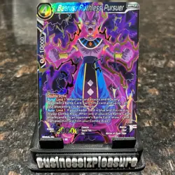 Beerus Ruthless Pursuer BT16-036 SR Foil Dragon Ball Super Card Game | NM - Image 1