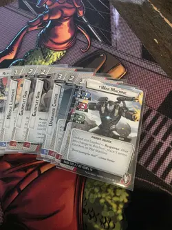 Marvel Champions The Card Game War Machine Hero Pack LCG Sleeved - Image 1