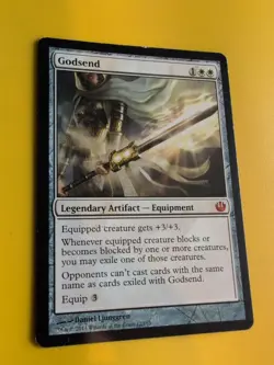 Godsend. Mythic. Nyx legendary artifact -wear to edges Magic the Gathering Card - Image 4