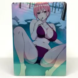 Quintessential Quintuplets Ichika Nakano Goddess Anime Waifu ACG Foil Card - Image 1
