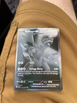 Pokemon Zekrom EX Full Art Ultra Rare Black Bolt 172/86 English Card - Image 3