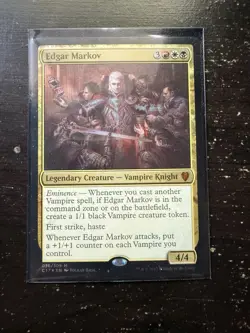 Magic The Gathering Edgar Markov Commander Deck 2017 Sleeved and Deck Box - Image 1