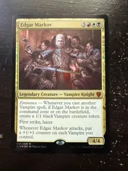 Magic The Gathering Edgar Markov Commander Deck 2017 Sleeved and Deck Box - Image 2