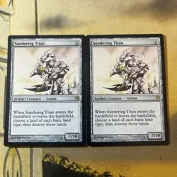 MTG / Sundering Titan X 2 / Darksteel / Very Lp - Image 1