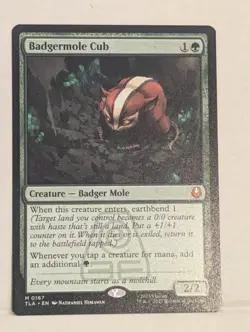 Badgermole Cub M 0167-MTG Avatar The Last Airbender MYTHIC (Non Foil) NM/MINT - Image 1