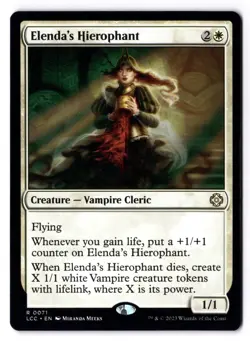 Elenda's Hierophant NM* Commander: The Lost Caverns Of Ixalan 0071 -UnltdCards - Image 1