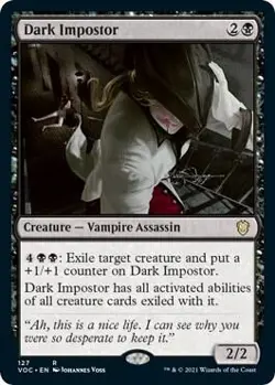 Dark Impostor Commander: Innistrad: Crimson Vow 127 Regular - Image 1