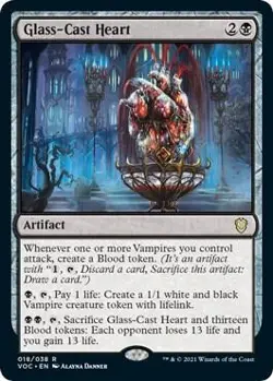 Glass-Cast Heart Commander: Innistrad: Crimson Vow 18 - Image 1