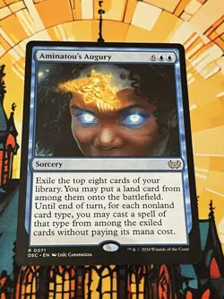 MTG Aminatou's Augury [Duskmourn Commander, Near Mint] - Image 1
