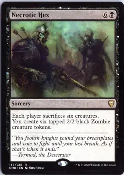 Commander Legends #137 Necrotic Hex - Image 1