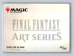 MTG - Locke Cole Art Card - 15 - Art Series: FINAL FANTASY - NM - Image 2