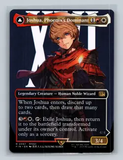 MTG - Joshua, Phoenix's Dominant (Borderless) - 397 - FINAL FANTASY - Rare - NM - Image 1
