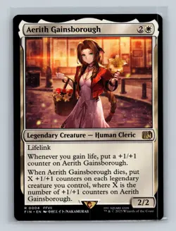 MTG - Aerith Gainsborough - 4 - FINAL FANTASY - Rare - NM - Image 1
