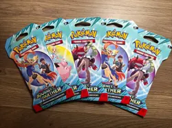 NEW Pokemon TCG: Journey Together SCARLET & VIOLET 5 Pack Bundle Sleeved Booster - Image 1