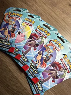 NEW Pokemon TCG: Journey Together SCARLET & VIOLET 5 Pack Bundle Sleeved Booster - Image 4